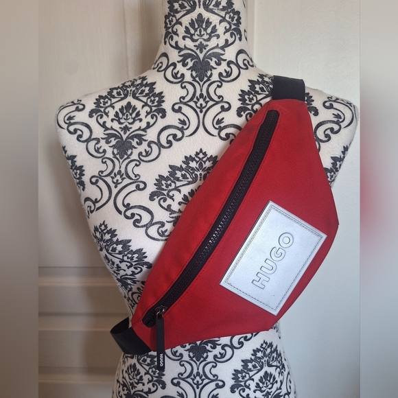 HUGO Boss Red Belt Bag - Picture 1 of 2